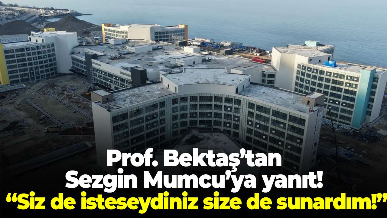 Prof. Osman Bektaş’tan Sezgin Mumcu’ya yanıt! “Tartışılan konu kişiler değil, jeolojik sorundur”